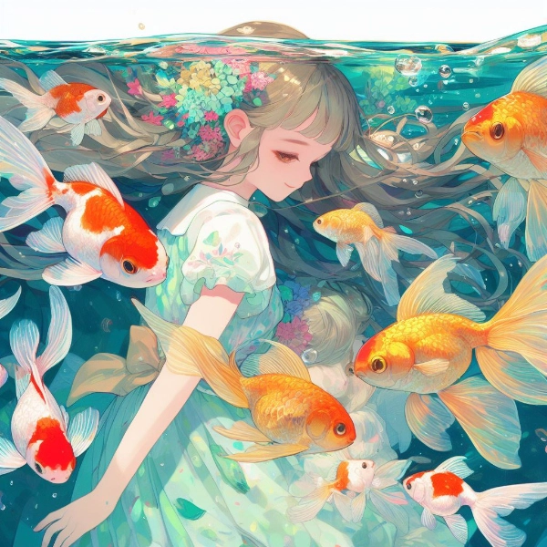 水中の夢