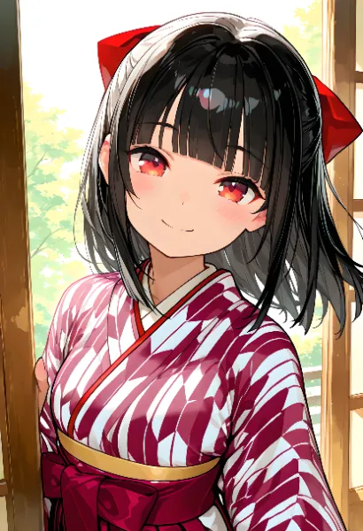 「おはようございます･･･あら、今日は珍しく早起きなんですね♪」