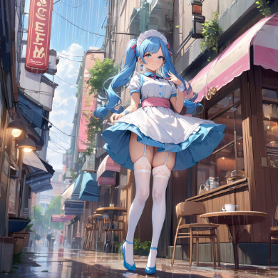青空が見えてるのに雨です