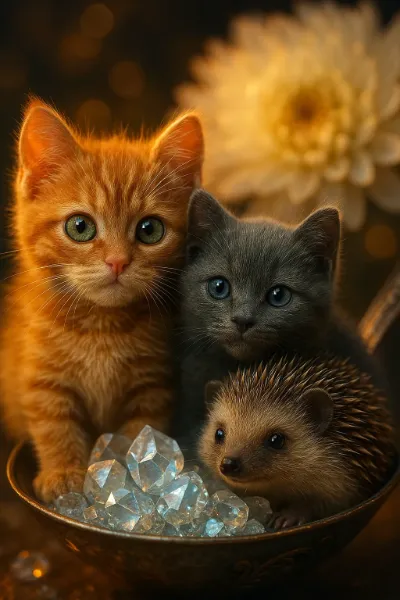 魔法のボウルと三匹の冒険者