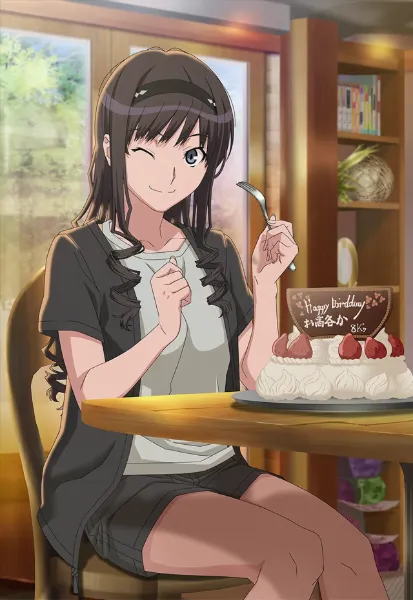 ケーキを食べる森島はるか！