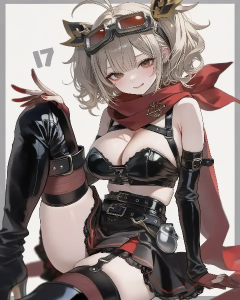 17番の微笑むレーサーガール