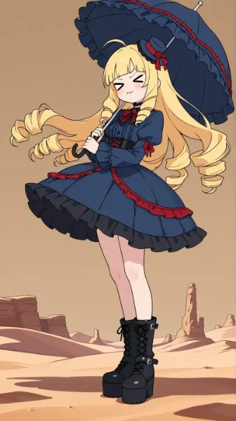 砂漠はアーチーチーアーチーですわ！