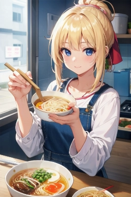 美少女　ラーメン