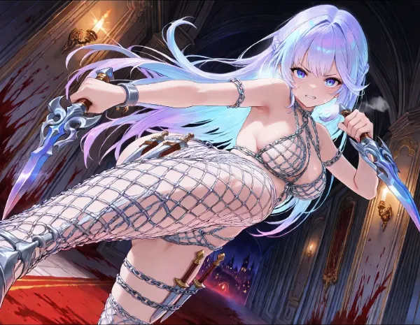 悪魔の古城を舞うアサシン少女