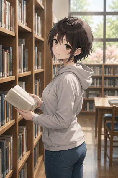 うちのこエレン　図書館で探し物
