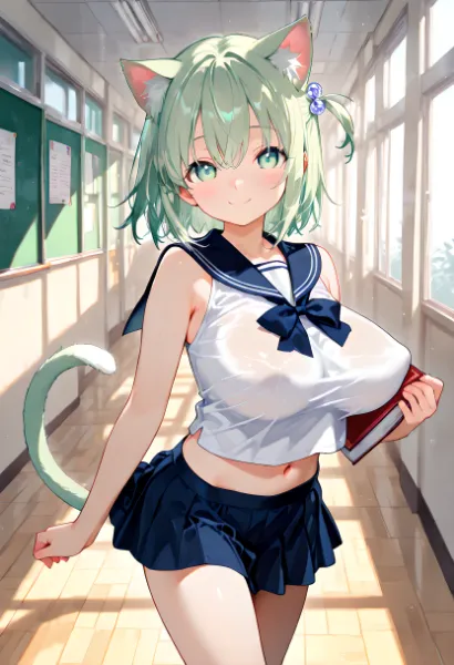 袖なしセーラー服