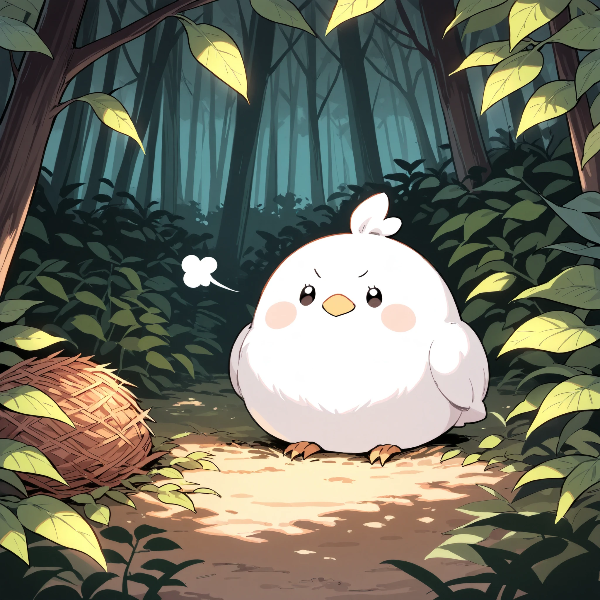 寝床の完成チュン！