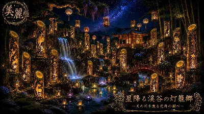 星降る渓谷の灯籠郷