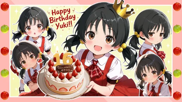 🍎👑 歌愛ユキ16周年!! 👑🍎