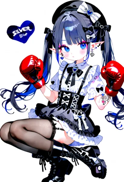 視線の跳ね返りとハートの粒