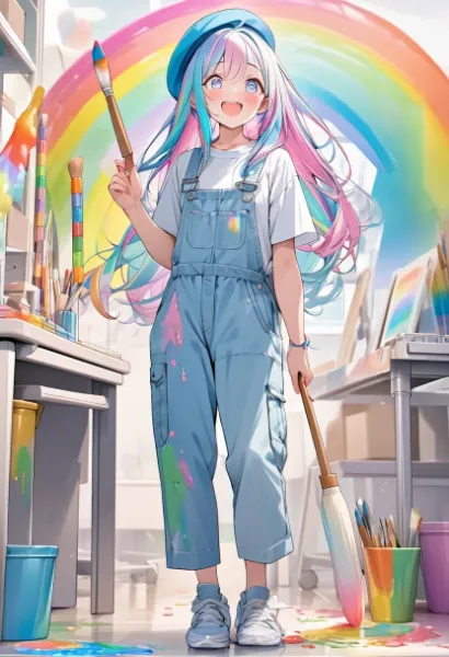 虹を描く少女 (ChromaXL Ver.)