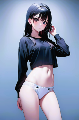 下着姿の女の子