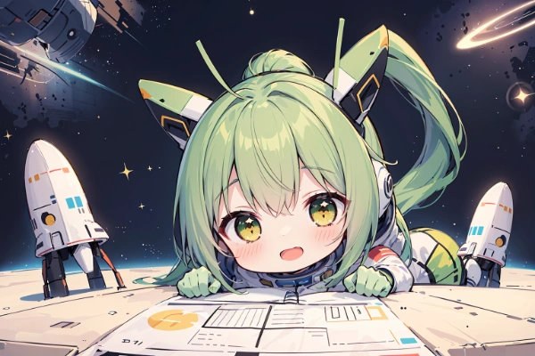 宇宙へ進出！マンティスちゃん♪