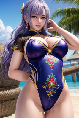 フィオナ嬢　レオタード