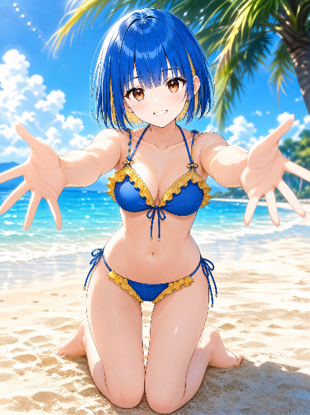 アオイと海デート