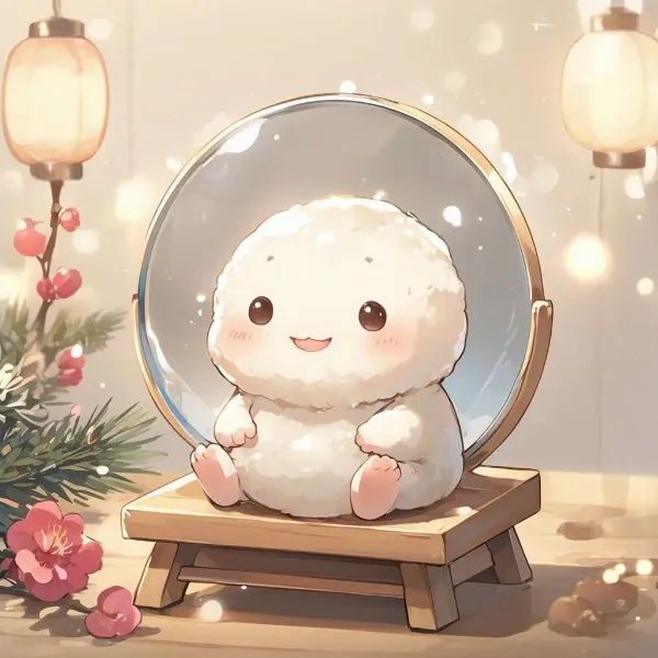 鏡の中のふわもち冬祭り