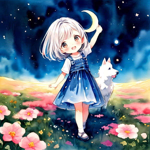 三日月のカチューシャ