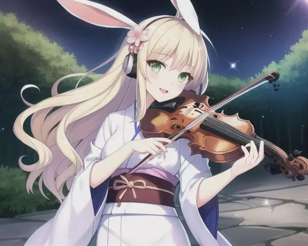 うさ耳バンドシリーズ『バイオリン』