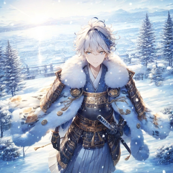 任務を終えて姫の元に帰る冬将軍