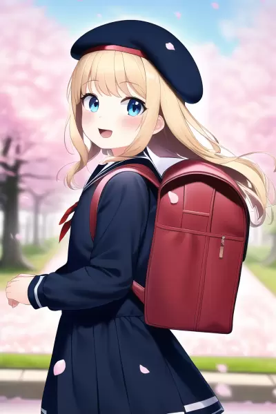 金髪少女と終業式