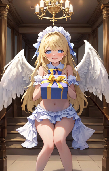 プレゼント受け取りギャル天使さん