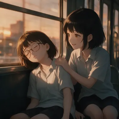 帰りの電車