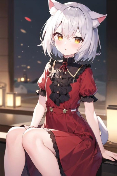 ネコミミ x ドレス