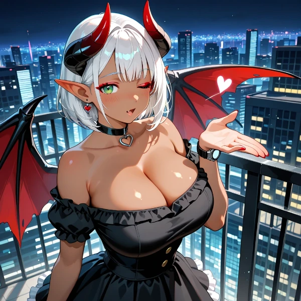 2025/08/04_褐色サキュバスのスマートウォッチ