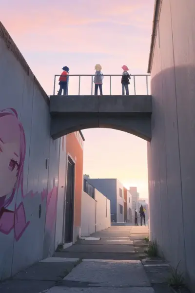 夕陽が沈むまで