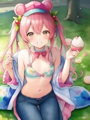 桜の木の下で