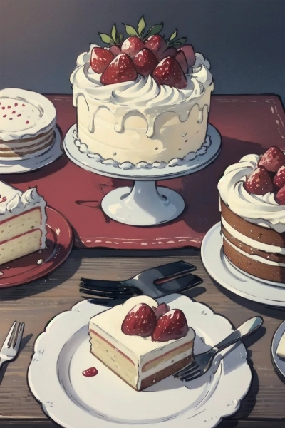 苺のケーキ