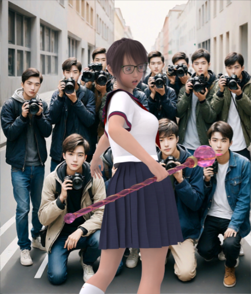 群がる大きなお友達