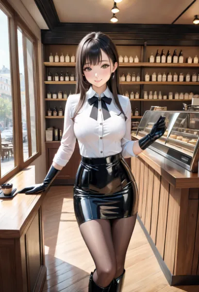 カフェの店員