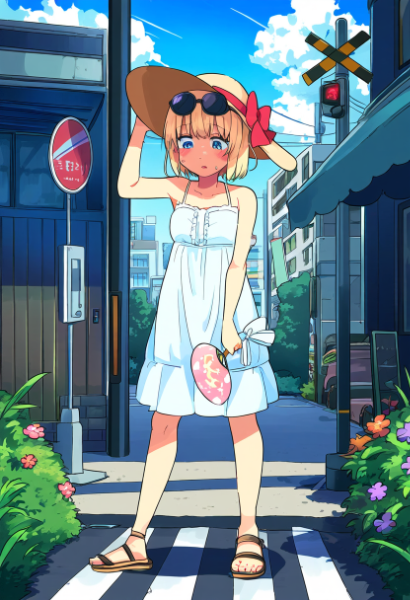 うちわをパタパタしたら少しはマシかな？