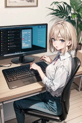テレワーク中