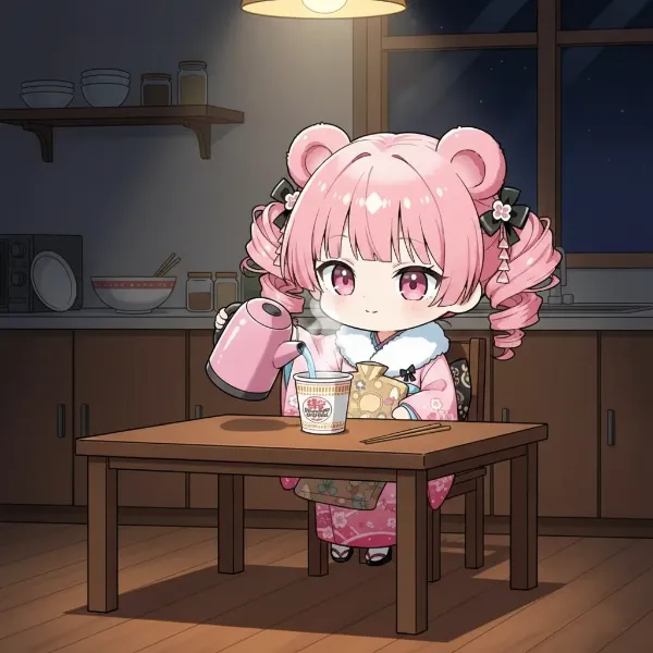 🧸「お湯が余ったら」の巻き🍜🏝