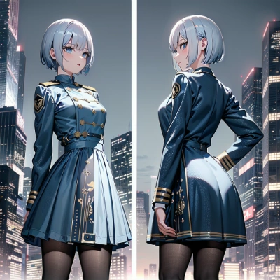 ミリタリー風ドレス２