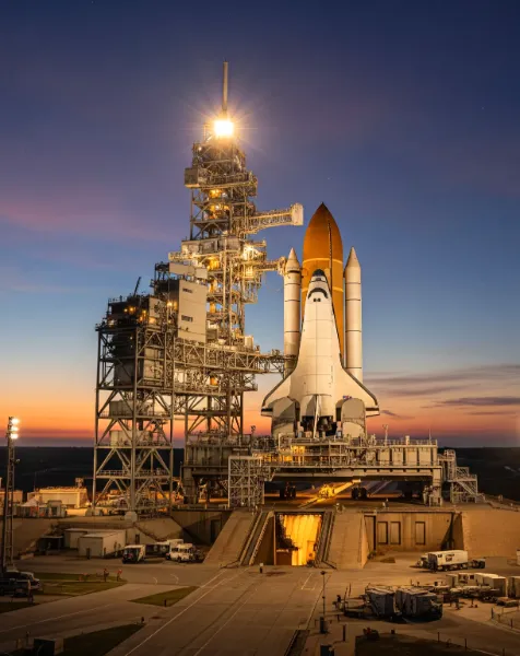 スペースシャトル発射台