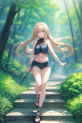 ファンタジー風軽装戦士