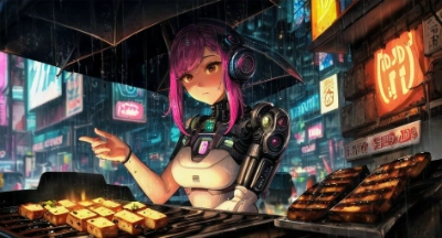 Do androids dream of grilled tofu? or Galactic Tofu-Seller