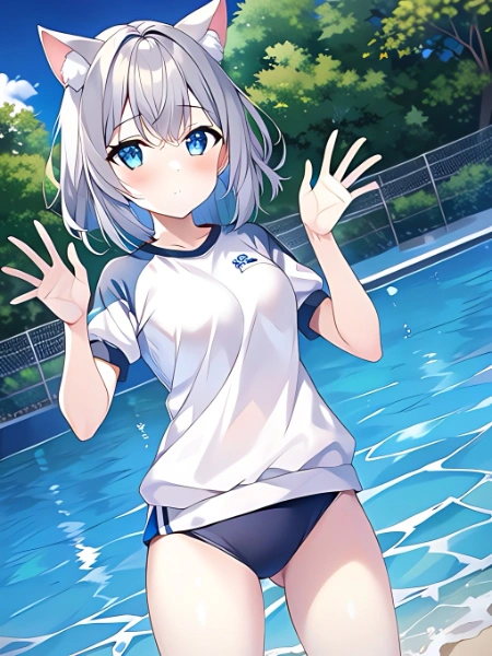 体操服×ネコミミ