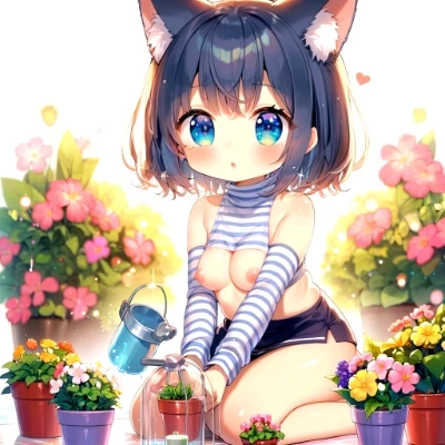 にゃんにゃんの花屋さん