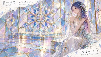 雪晶の宮で心を澄ませて