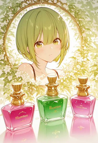 緑髪少女の香水幻想