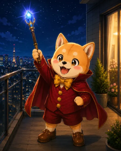 柴犬の魔法使い、帰る場所を決める