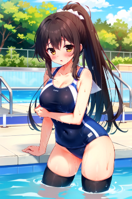 プールの授業で気になる子