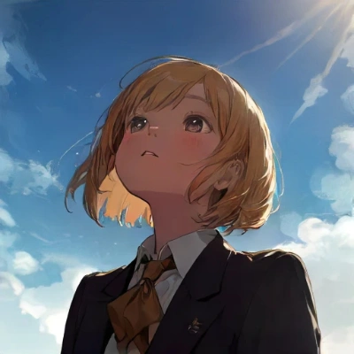 上を向けば青空が広がる