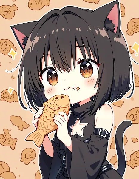 タイヤキおいしーニャ♪