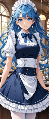 お昼のウエイトレスさん
